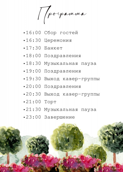Программа в стиле прованс